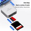 2-в-1 для SD TF Card Reader Data Converter Мобильный телефон Внешний Card Reader для iPhone Micro Type-C Phone Tablet