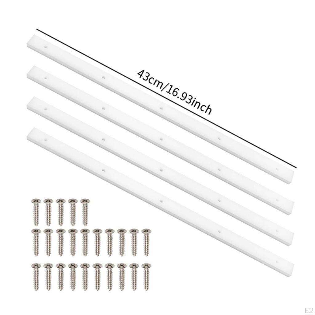 4 шт. направляющие для поперечной резки настольной пилы 43 см, аксессуар, сменный, направляющая для скользящей резки под углом