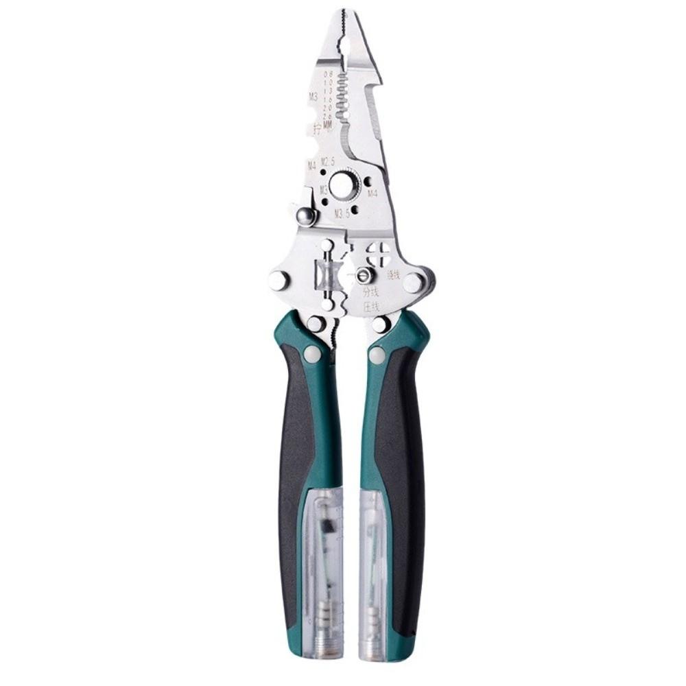 Foldable Multifunctional Stripping Pliers Electrician Crimping Pliers Cable Crimping