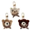 Bow Tie Bear Key Ring Cartoon Schoolbag Pendant Girls Key Chain Bag Pendant Korean Style Key Chain
