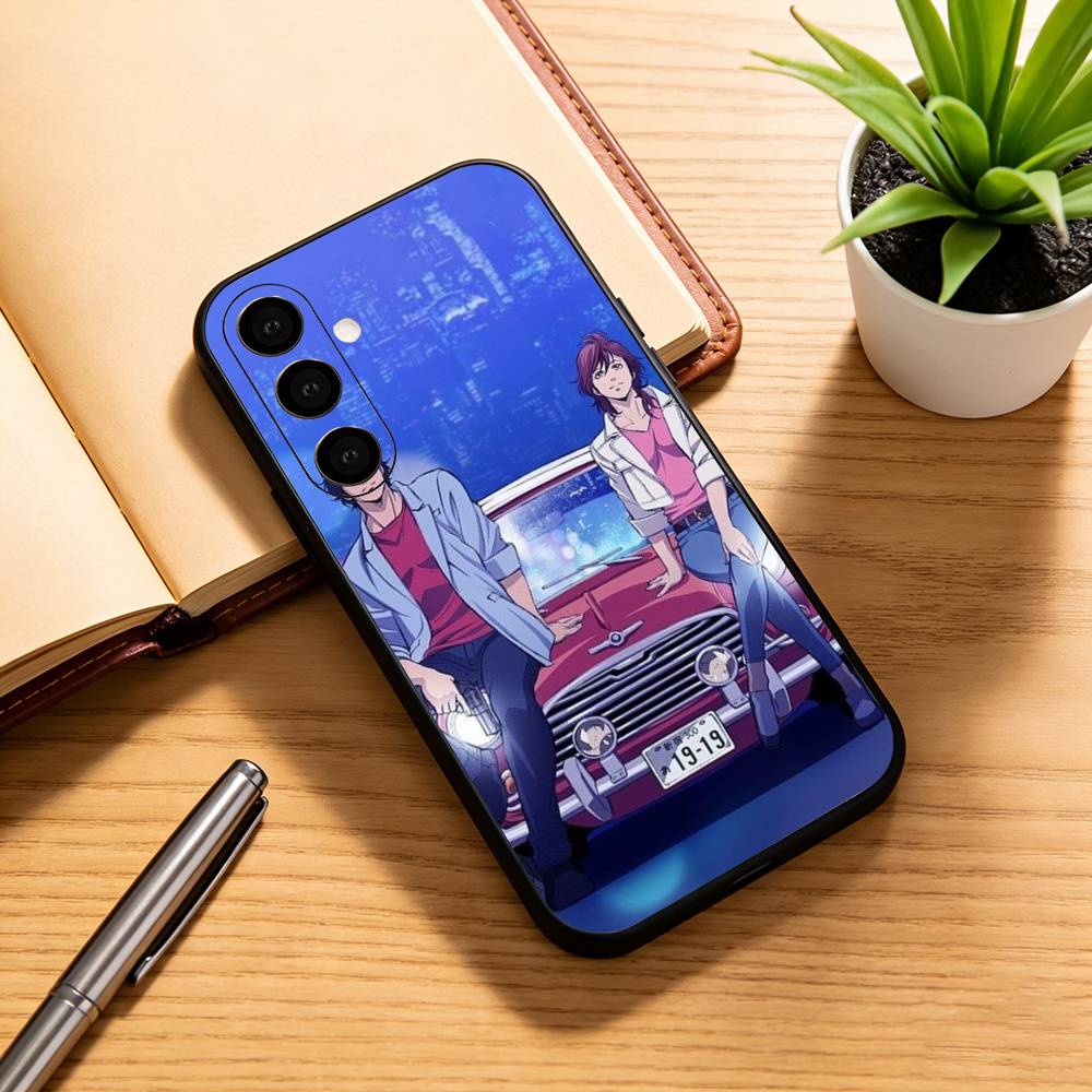 R-Retro City Hunter Комикс Чехол для телефона Черный Силиконовый Мягкий Для Samsung Galaxy A73,A72,A71,A70,A53,A52,A51