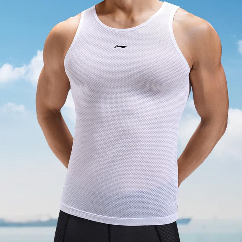 Li Ning Мужские майки с круглым вырезом тонкие Другие LNXY175