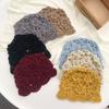 Соответствующая Crochet Toe Cap Полая Цветок Женская Шляпа Корейский Стиль Шляпа Ручной Вязки Шерстяное Плетение