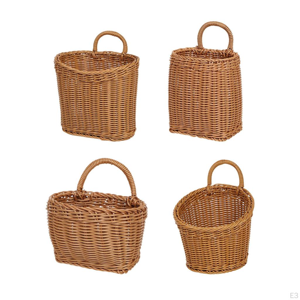 Корзины с фруктами и овощами, держатель для украшения, декоративная настенная корзина для фермерского дома для ванной комнаты