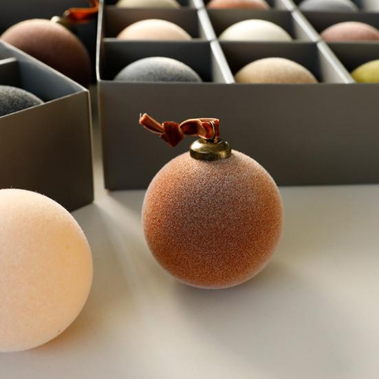 9 шт. бархатных рождественских шаров 3,15 дюйма флокированные шары елочные украшения небьющиеся пластиковые шары подвесное украшение для елки для праздничного декора