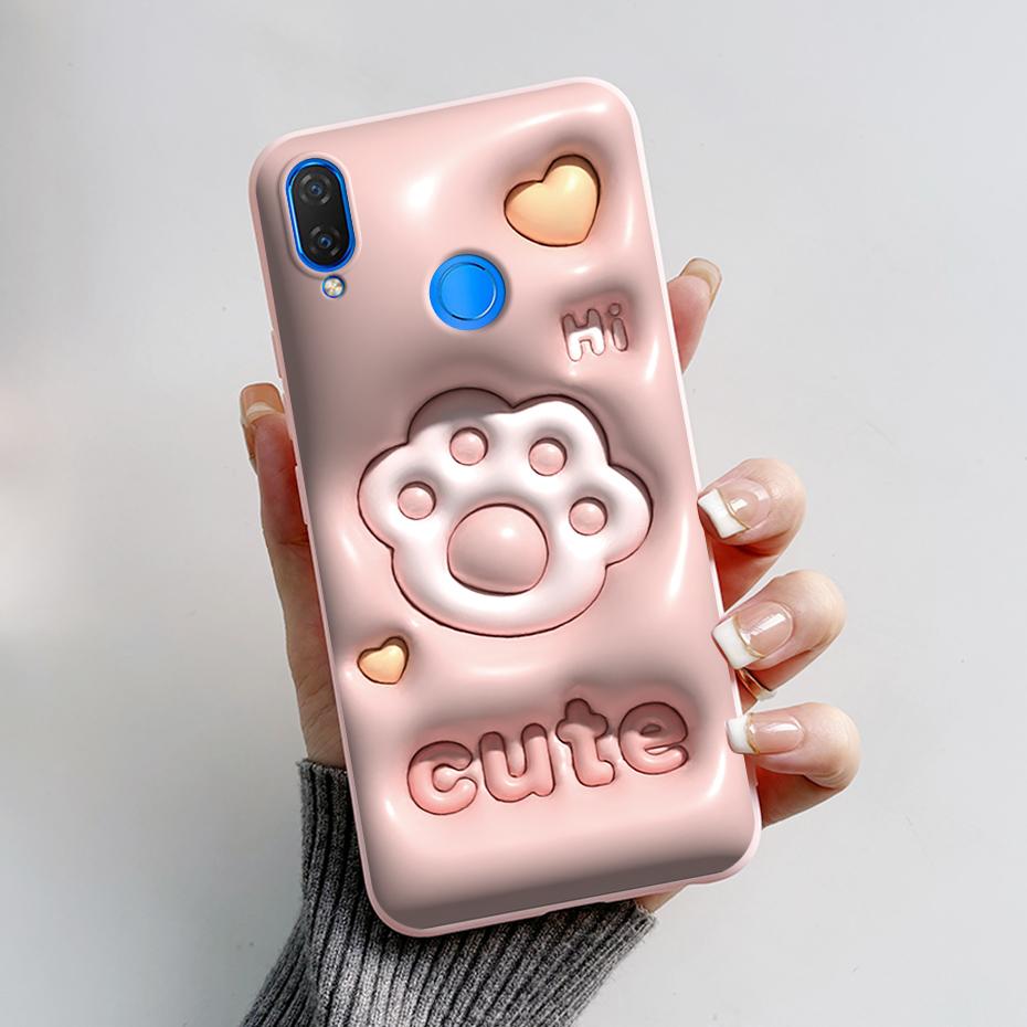 Чехол для Huawei Nova 3i INE-LX1 INE-LX2 Чехол с пандами Мягкий силиконовый чехол для телефона Для Huawei P Smart Plus 2018 Nova3i Fundas Бампер