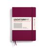 Leuchtturm A5 Grid Port Officially Imported Notebook, Red, 359694,