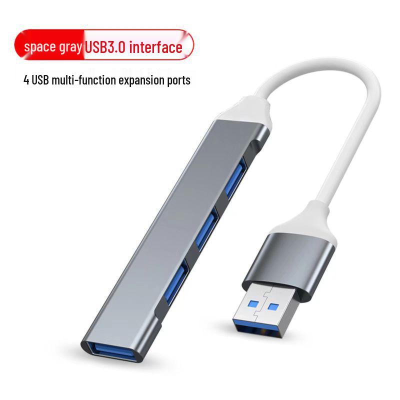 Мини-хаб-док-станция USB 3.0 Type-C, 4 порта, алюминиевый
