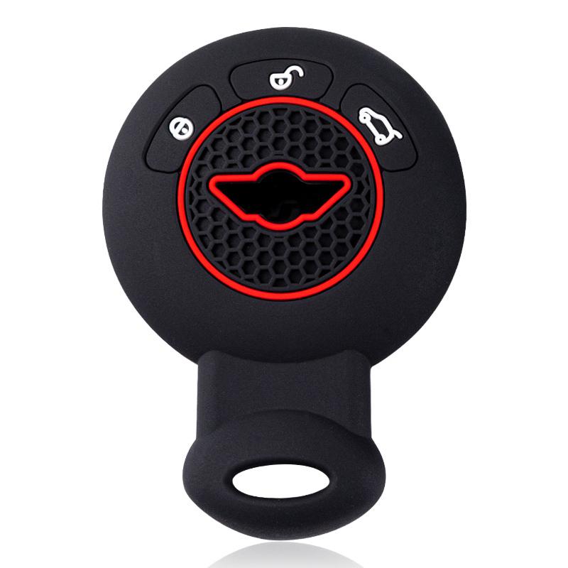 Silicone Remote Car Key Cover For BMW Mini Cooper R58 R56 R57 Cabrio R60 R61 Clubman Countryman 3 Buttons Smart key Fob Case