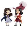 Disney Character Q posket petit Villains набор из 2 фигурок [Ванесса/Капитан Крюк]