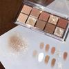 10 Colors Eyeshadow Shimmer Pearly Matte Sequins Earth Color Eyeshadow Palette Waterproof Long-Lasting Makeup