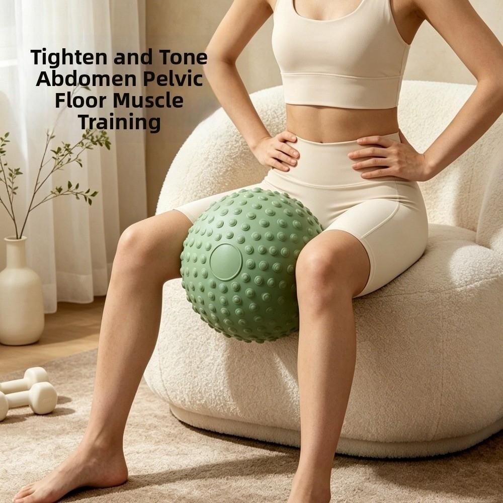 PVC Fitness Yoga Ball Thickening Massage Ball Household Abdominal Pressure Ball  Women