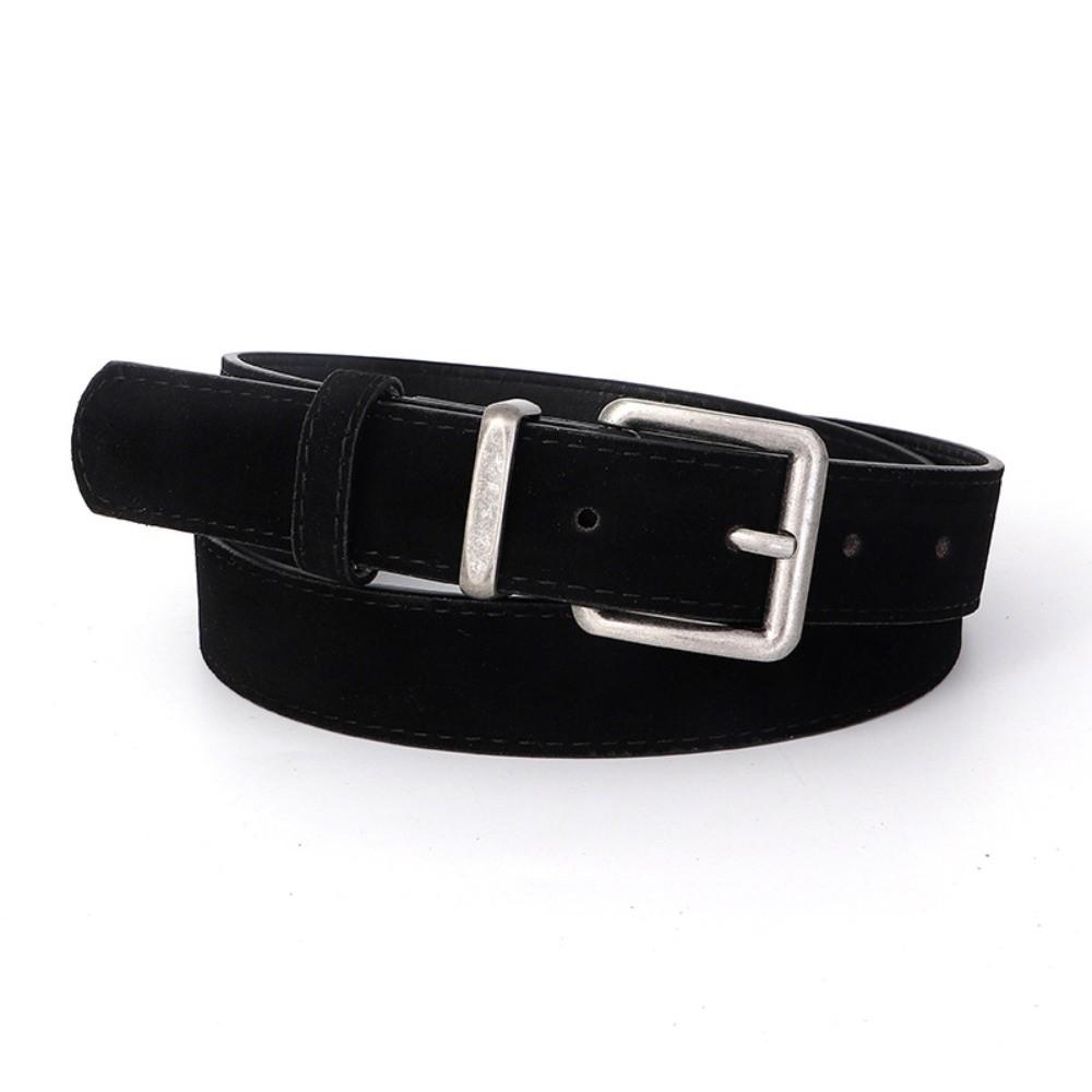 Alloy Buckle Suede Belt Vintage Style Decorative Belt Vintage Waist Belt Jeans Pants Skirts