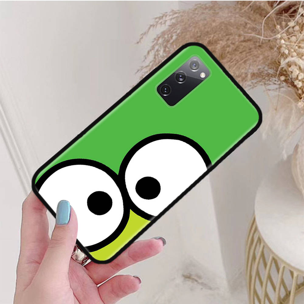 Black Case for iPhone 16 15 Plus 14 13 12 11 Pro 8 6 SE XR XS Max P30 Nova 5T Y5P Y6 Y7 Y8P Y9 Realme C30 C33 C31 L-17 Lovely Keroppi