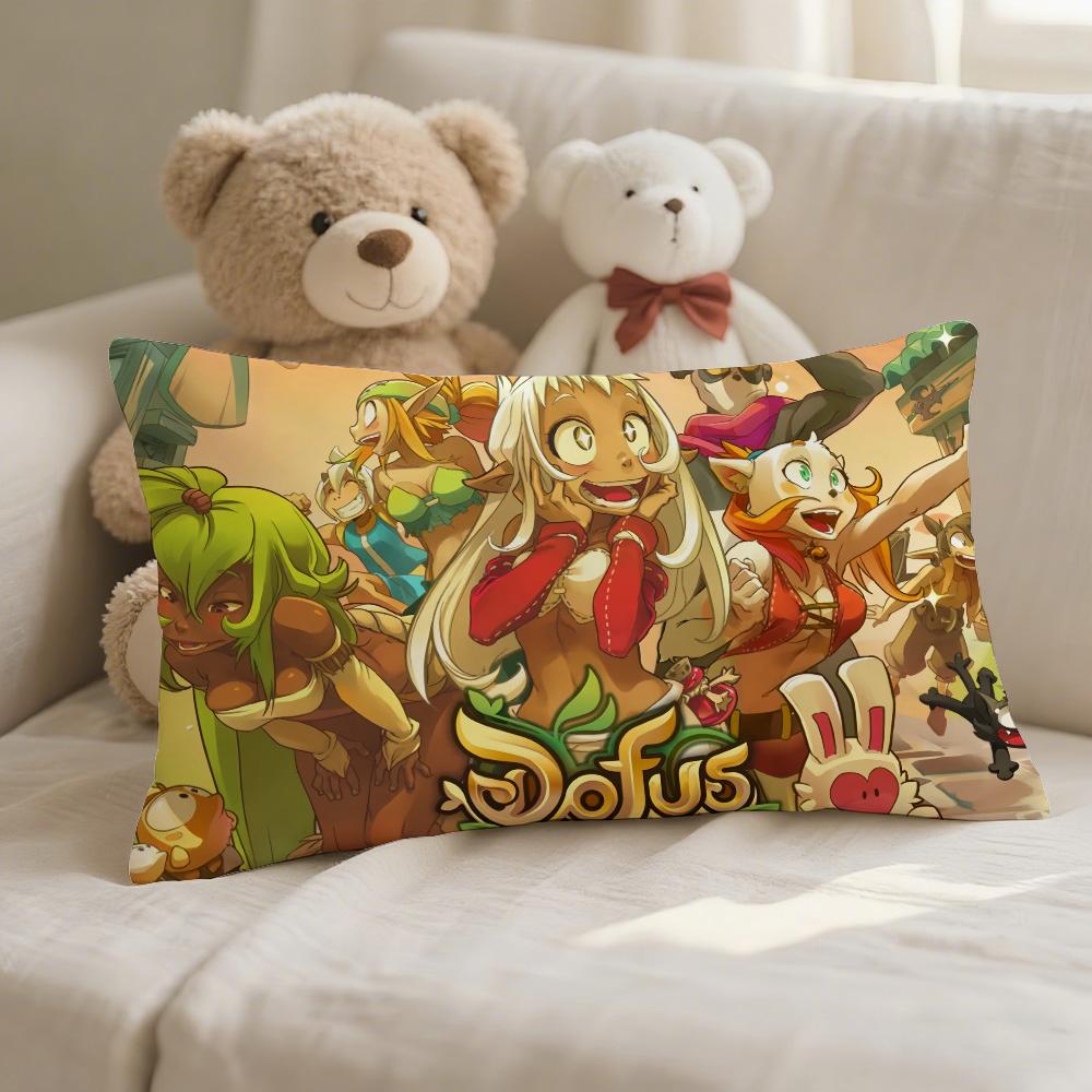 Игровой D-DOFUS Наволочка Подходит Для Всех Сезонов Домашний Декор Чехол Для Подушки Подходит Для Гостиной Спальни Дивана
