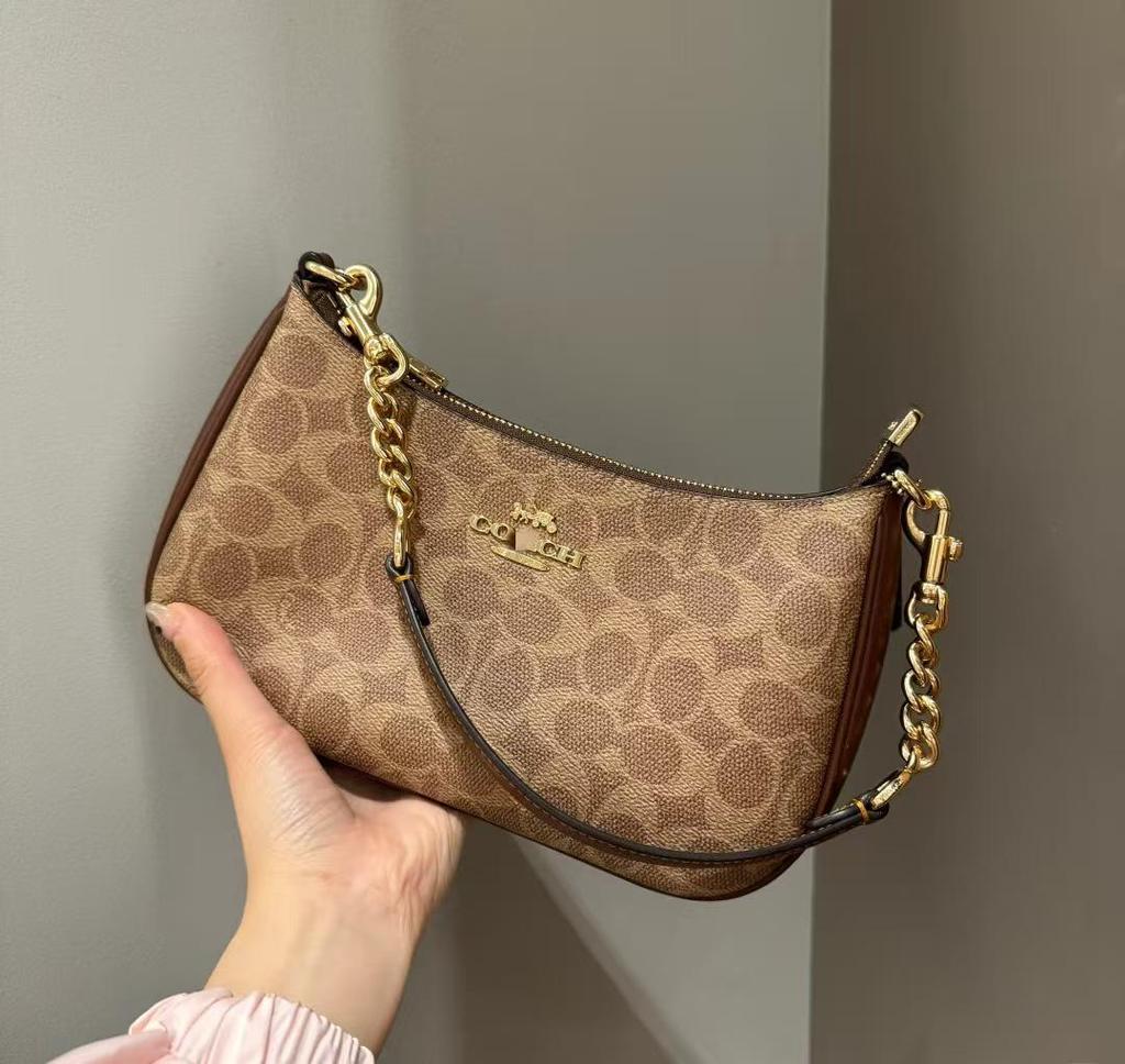 Женская классическая сумка-подмышка Koujia Teri: Универсальная однолямочная сумка-кроссбоди для повседневного и модного ношения на работу.