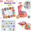 1 Набор Сделай сам Букет из тканевых цветов Набор Детская Ручная работа Красочный Цветок Изготовление Игрушка Малыши Девочки Развивающий Цветочный Букет Искусство Ремесла Занятия Игрушка