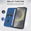 Coque - Booling - pour Samsung Galaxy S24 - Antichoc - Cuir Synthétique - Motif Mosaïque - 2 Verres Trempés