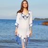 Chic Summer Beach Dress Long Tassel Sunscreen Super Soft Crochet Summer Beach Dress Lady Garment