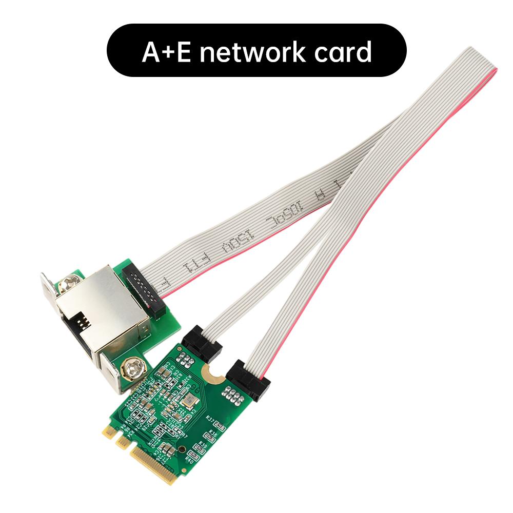 Сетевой адаптер 2,5 Гбит M.2 A+E/Mini PCIE на RJ45 COM-порт Чип RTL8125BG Гигабитная Ethernet LAN-карта 2,5G/1G/100 Мбит/с для настольного ПК