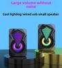 X2 RGB проводные мини-мультимедийные компьютерные колонки для настольных компьютеров и ноутбуков