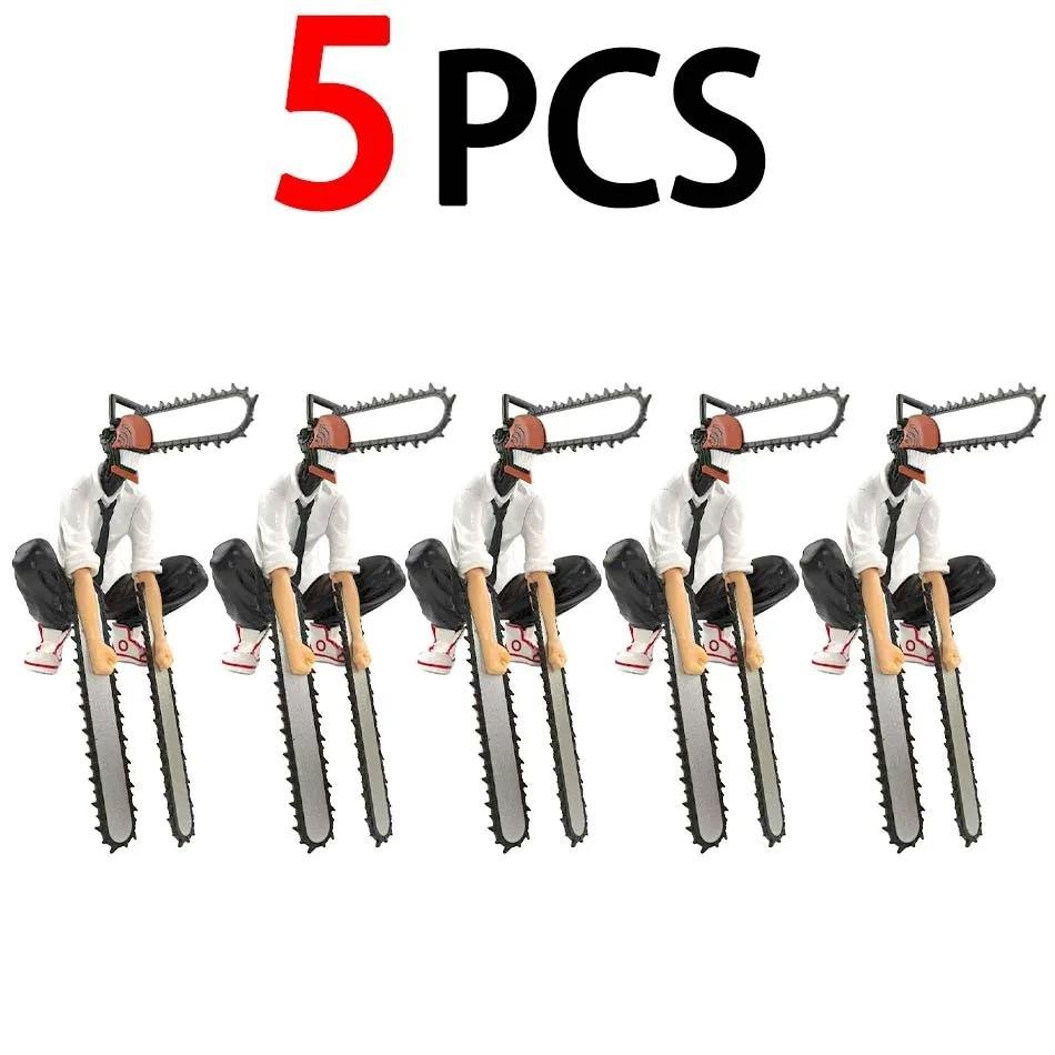 19 см Человек-бензопила Де́ндзи Аниме Фигурка Де́ндзи/Пауэр Фигурка Действия 1560 Фигурка Человека-бензопилы Де́ндзи Коллекционная Модель Кукла Игрушка для Взрослых