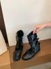 Square head ballet cool boots women's boots 2026 summer sweet and cool removable two-wear stacked short boots