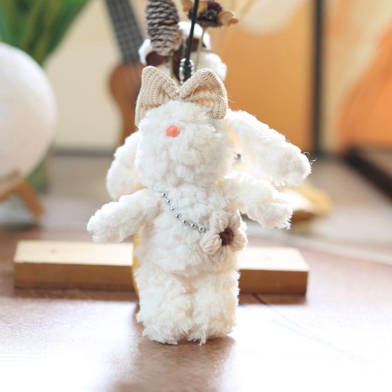 Plush Doll Cute Bunny Stuffed Animal Keychain Bag Charm Gift For Kids Girls
