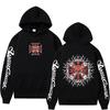 Толстовка с логотипом West Coast Chopper, мужская ретро уличная одежда, унисекс свитшот с длинным рукавом, мужская готическая толстовка.