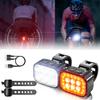 Bright And Durable Mountain Road Bicycle Front And Rear Light Set For Night Riding