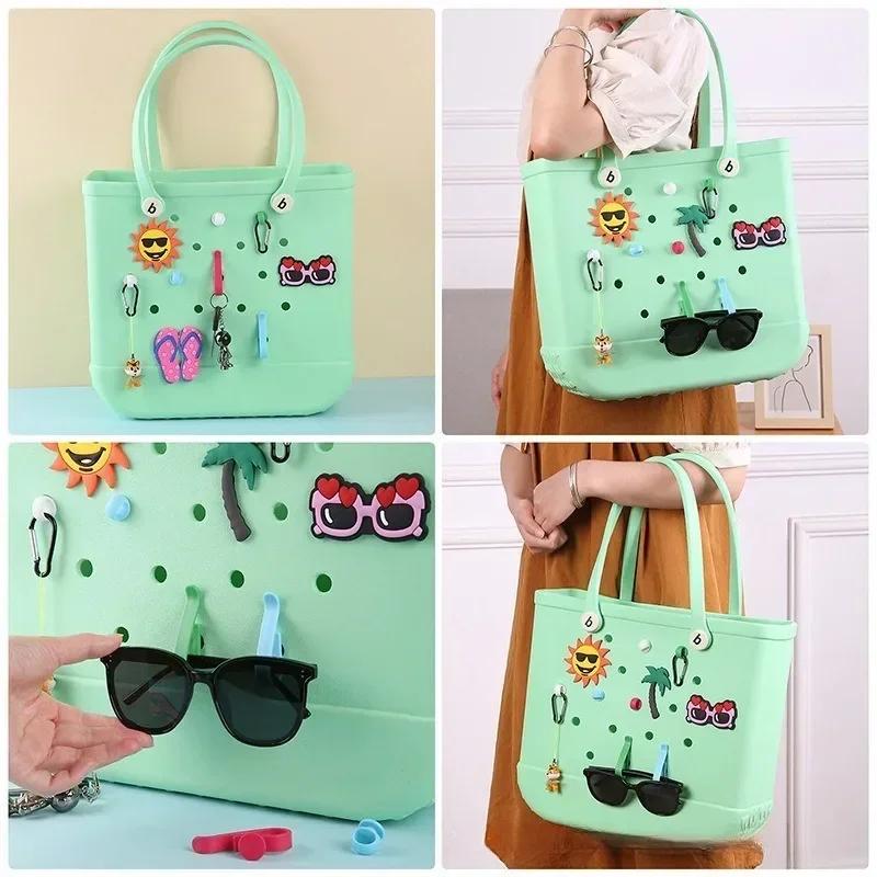 Bogg Bag силиконовый держатель для телефона Eva корзина для хранения вставки крючки набор маленький брелок клипса для хранения аксессуары пляжная сумка органайзер