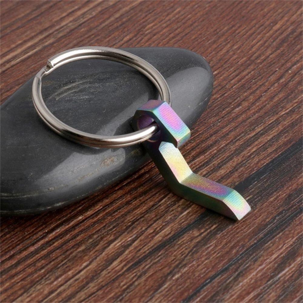 Home Kitchen Tools Backpack Pendant Key Rings Beer Bottle Opener Bottle Opener Keychain Can Opener