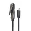 Плетеный USB C кабель, 1,5 м, поддерживает зарядку 240 Вт и стабильную передачу данных для телефона