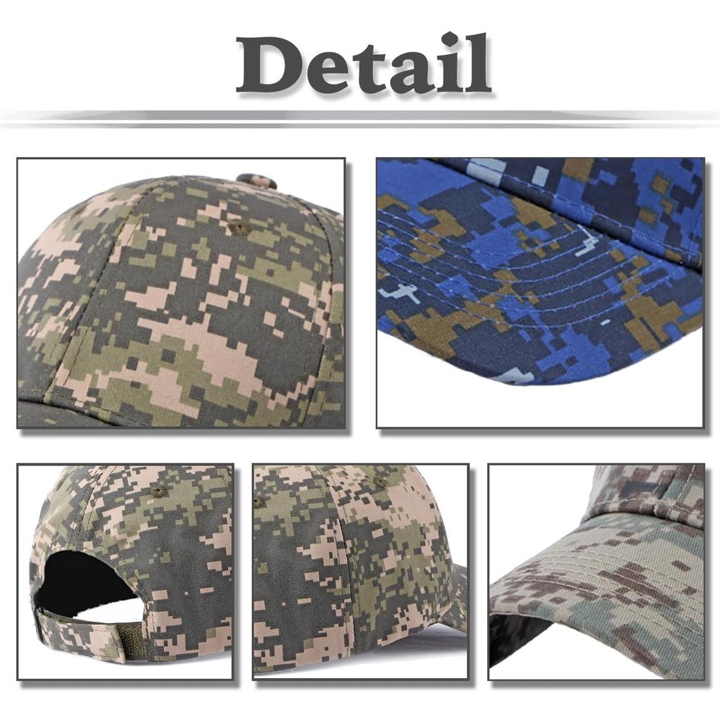 Камуфляжная шляпа CZ157 [Белый Клык], Узор, Кепка, Козырек, Крутая, Цифровая, Для улицы, Повседневная, Мужская, Женская, (синий)