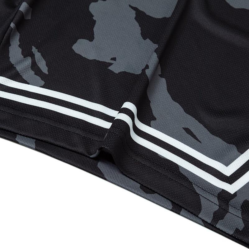 Under Armour Футболка с коротким рукавом и принтом логотипа, дышащая, трикотажные шорты с камуфляжным принтом, повседневный спортивный комплект, комплекты унисекс 21500531-100+24500210-001