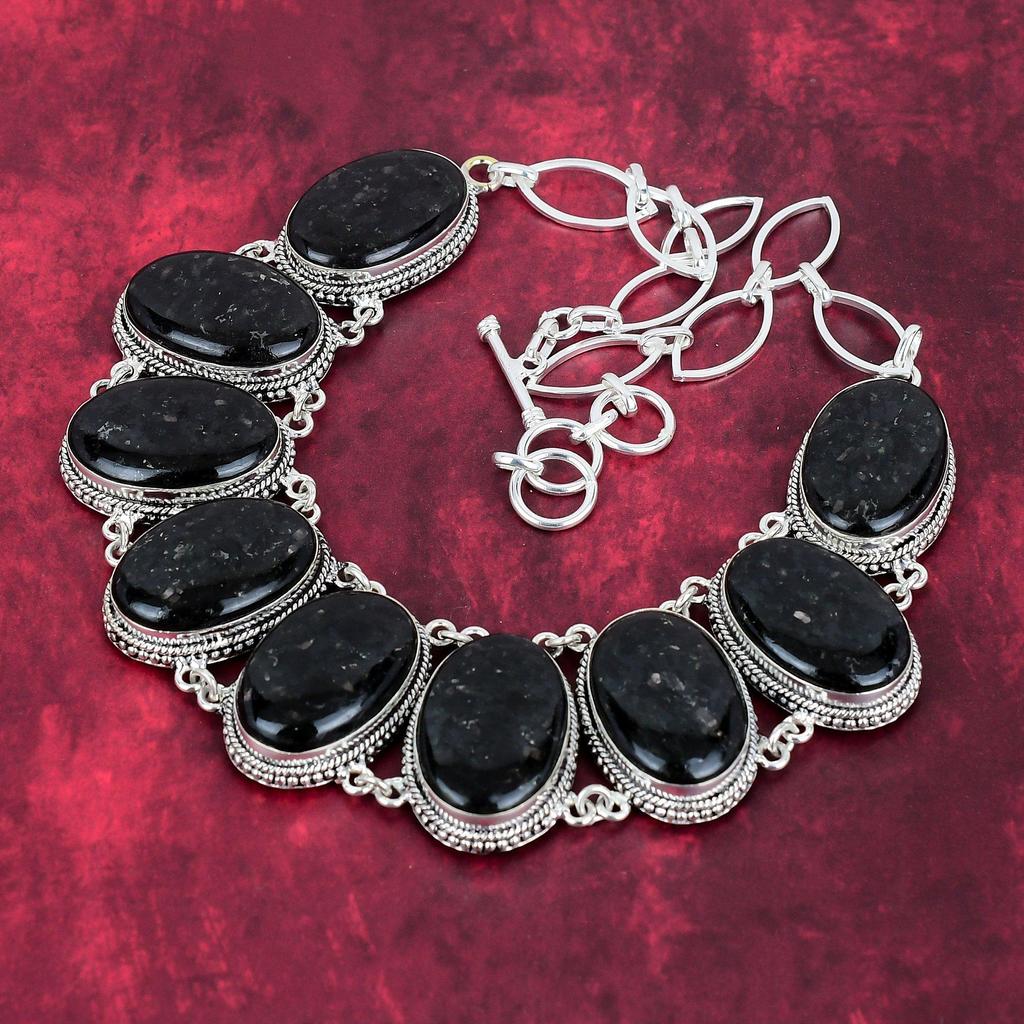 Nummite Necklace, 925 Solid Sterling Silver Gemstone Jewelry, Handmade Necklace, For Thanksgiving