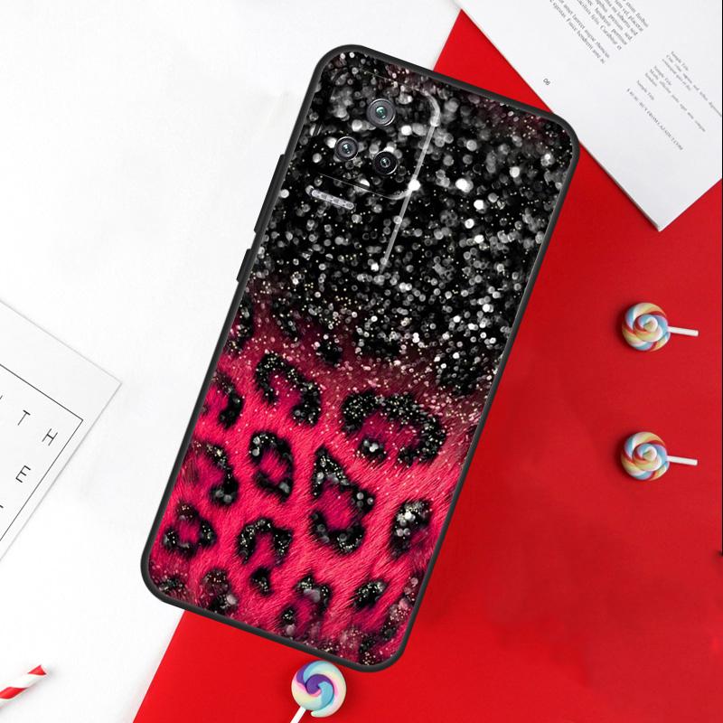 Чехол с леопардовым принтом для Xiaomi 15 Ultra 13 14 11T 12T 13T 14T Pro POCO X7 Pro X3 X5 X6 M6 F5 F6 Pro
