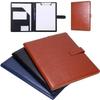 A4 PU Leather Multi Functional Business Contract Folder With Memo Pad Office Sales Magnetic Buckle Manager Folder Organizers