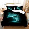 Dreamy Elf World Bedding Set Magic Mushroom Quilt Cover Pillowcase 2/3pcs King Queen Bed Cover Single Double Bed Home Textile