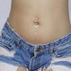 Zircon Clip on Belly Button Non Piercing Belly Button Rings Navel Rings  Fashion Accessory