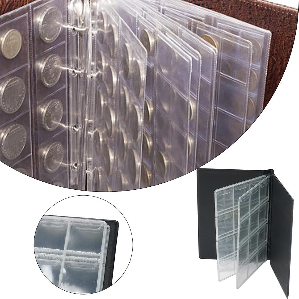 Альбом для монет 28 мм 1 шт. Портативный коллекционный альбом для монет Портативный легкий