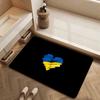 Прикроватный коврик для входа в спальню, ванной U-Украина Пол Синий Декор Коридор Коврик для двери Флаг Желтый Ковер Гостиная Балкон