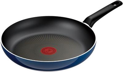 Сковорода T-fal, 26 см, только для газового огня, не содержит такие вещества, как PFOA, «Royal Blue Intense Frying Pan» синего цвета D53305