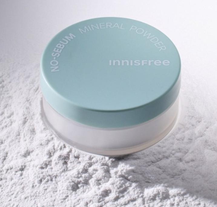 Innisfree Минеральная пудра No-Sebum – Корейская матирующая пудра для фиксации макияжа (5g)