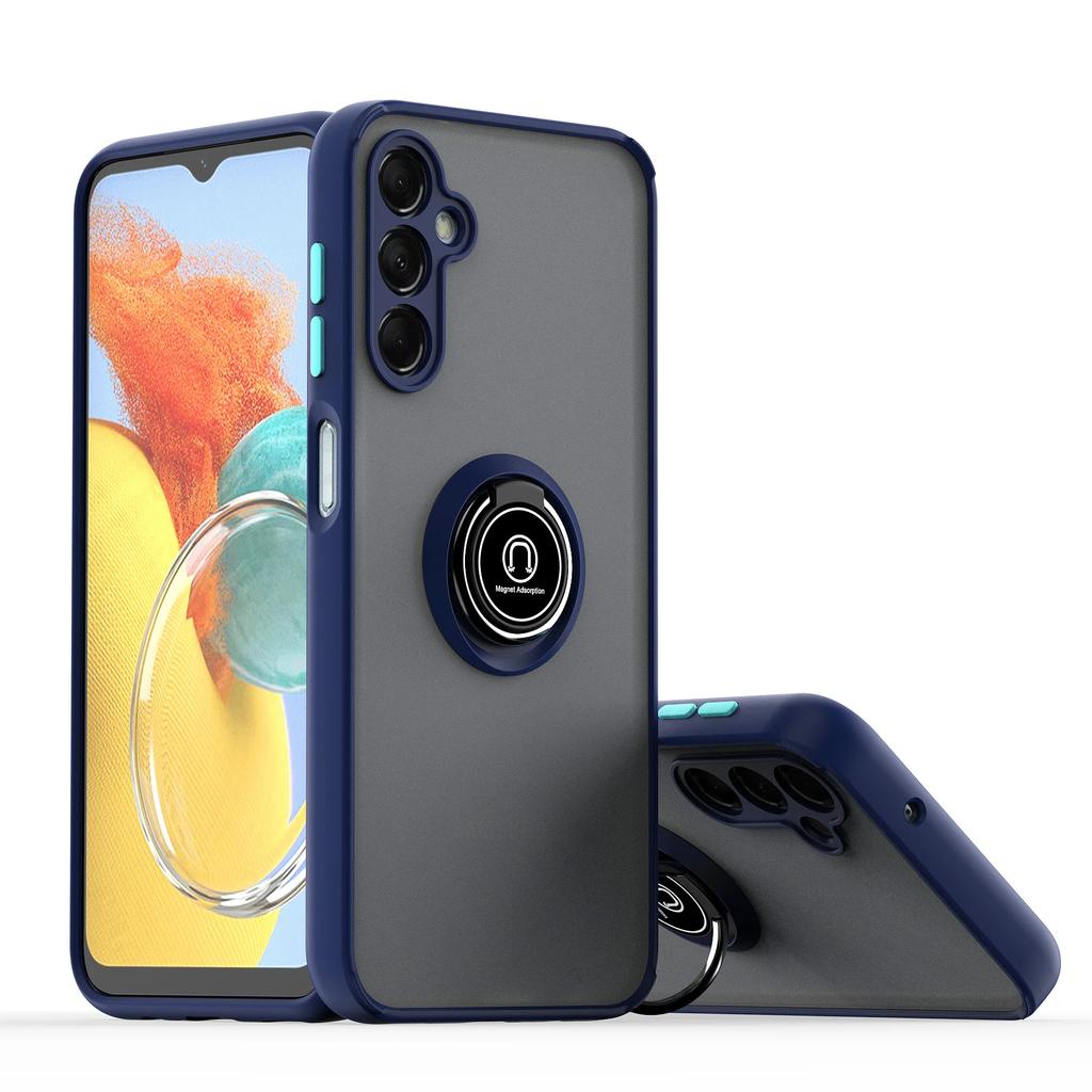 Magnetic Ring Holder Phone Case for Samsung Galaxy S24 Ultra S23 S22 Plus S21 FE A05 A05S A15 A25 A35 A55 A54 A34 Silicone Cover