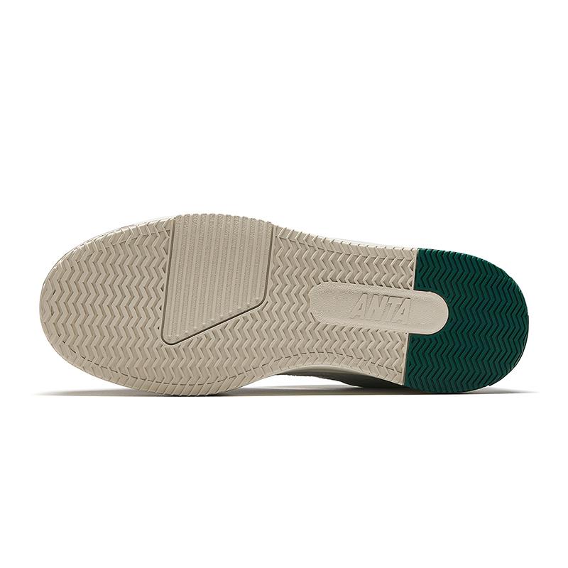 Anta C37 Series Trendy Casual Slip Non-Slip Durable Low Top Skate Shoes Men Sneakers Gray Green 912448081-1