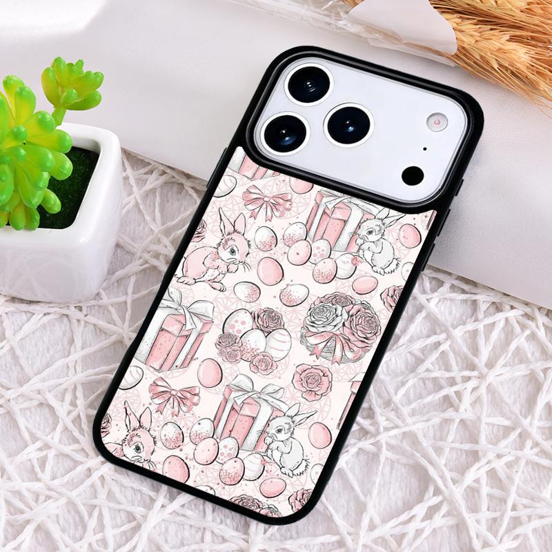 Пасхальный кролик Чехол для телефона для iPhone 17 Air 16 15 11 12 14 13 Pro Max Ударопрочный чехол