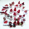 Festive Christmas Hat Duckbill Hair Clip: Cute Santa & Snowman Plush Hairpin