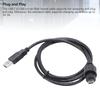 Dashboard Panel Cable 3.3ft USB C To USB 3.0 Threaded Flush Mount Rain Proof Extension Cable for