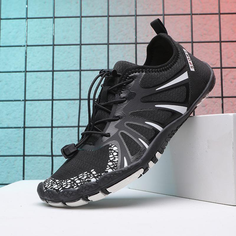 Уличные большого размера новые уличные пляжные туфли для ходьбы по воде спортивные летние сетчатые мужские и женские походные пятипалые туфли для ручья